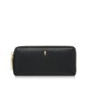 Dámská peněženka z přírodní kůže Ochnik černá PORES-0800-99(Z22)
