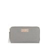 Dámská peněženka z přírodní kůže Ochnik šedá PORES-0762-91(W22)