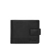 Pánská peněženka z přírodní kůže Ochnik černá PORMS-0011-99(Z17)