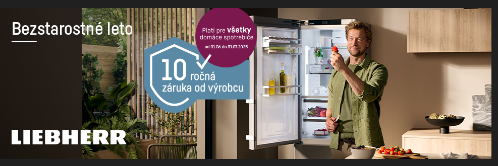 10ročná plná záruka Liebherr