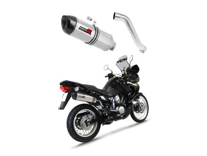 Honda XL 650 V TRANSALP 2001 - 2007 wydech Tłumik HP1 + dB killer medium
