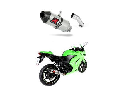Kawasaki ZX250R 2008 - 2012 wydech Tłumik HP3 + dB killer medium