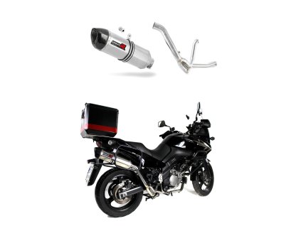 DL 650 V-STROM wydech Tłumik HP1 2007 - 2011 + dB killer medium