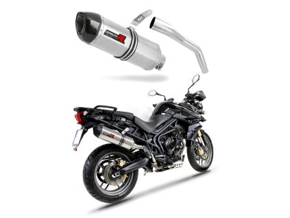 Triumph TIGER 800 XC XR 2015 - 2017 wydech Tłumik HP1 + dB killer medium