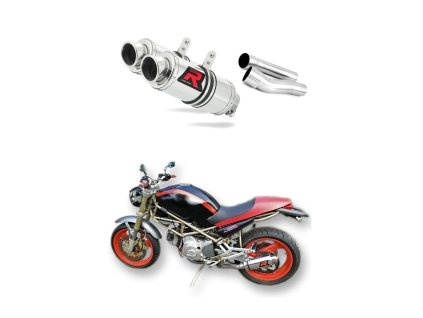 Ducati MONSTER 600 1993 - 2002 wydech Tłumik GP1 + dB killer medium