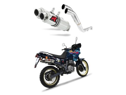 Honda NX 650 DOMINATOR RD02 1988 - 1994 wydech Tłumik GP1 + dB killer medium