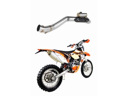 EXC-F EXC 350 F Exhaust Kolektor Kolano z PowerBomb 2012 - 2015