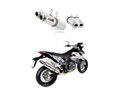 KTM 950 SM Supermoto R 2006 - 2008 wydech Tłumik ST + dB killer medium