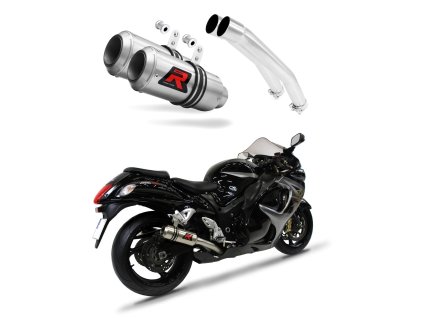Suzuki GSXR 1300 Hayabusa 2008 - 2019 wydech Tłumik GP + dB killer medium