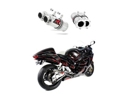 Suzuki GSXR 1300 Hayabusa 1999 - 2007 wydech Tłumik GP1 + dB killer medium
