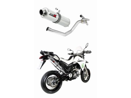XT 660 R wydech Tłumik ST + kolektor boczny 2004 - 2016 + dB killer medium