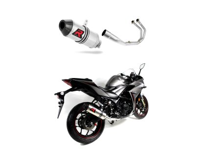 YZF-R3 300 wydech Tłumik FULL SYSTEM HP3 2015 - 2018 + dB killer medium