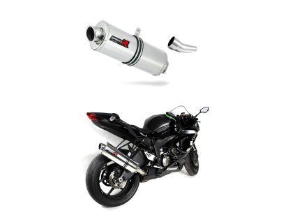 Kawasaki ZX6R 636 2009 - 2024 wydech Tłumik OV + dB killer medium