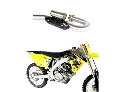 RMZ RM-Z 450 Exhaust Kolektor Kolano z PowerBomb 2013 - 2018