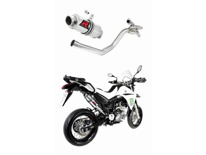 XT 660 R wydech Tłumik GP1 + kolektor boczny 2004 - 2016 + dB killer medium