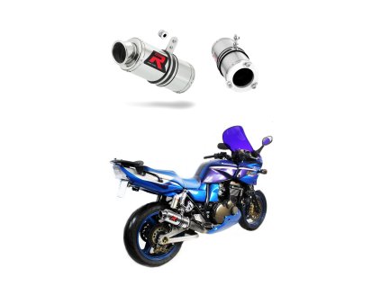 Kawasaki ZRX 1200 S 2001 - 2007 wydech Tłumik GP1 + dB killer medium