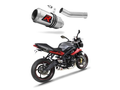 Triumph STREET TRIPLE 675 R / S / RS 2013 - 2016 wydech Tłumik GP + dB killer medium