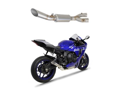 YZF R1 1000 RN65 Exhaust Tłumik GP3 Dekatalizator DECAT 2020 - 2024