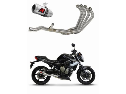 XJ 6N / S / F 600 Diversion Exhaust Tłumik FULL SYSTEM GP 2009 - 2016 + dB killer