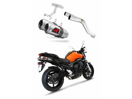 Yamaha FZ6 FAZER 600 S1 2004 - 2010 wydech Tłumik GP + dB killer medium