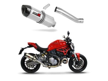 Ducati MONSTER 821 2018 - 2021 wydech Tłumik HP1 + dB killer medium