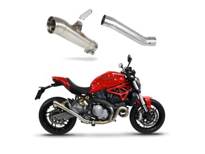 Ducati MONSTER 821 2018 - 2021 wydech Tłumik GP2 + dB killer medium