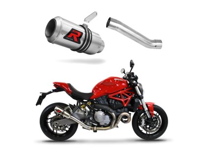 Ducati MONSTER 821 2018 - 2021 wydech Tłumik GP + dB killer medium
