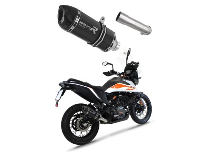 KTM 390 Adventure wydech Tłumik HP1 BLACK 2020 - 2024 + dB killer medium