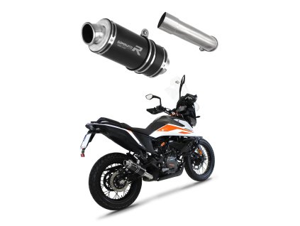 KTM 390 Adventure 2020 - 2024 wydech Tłumik GP1 BLACK + dB killer medium