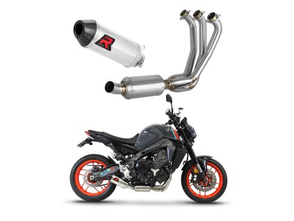Yamaha MT 09 2021 - 2023 Low Level EX Full system Kolektor wydech Tłumik HP3 + dB killer medium