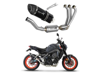 Yamaha MT 09 2021 - 2023 EX Full system Kolektor wydech Tłumik HP5 BLACK + dB killer medium
