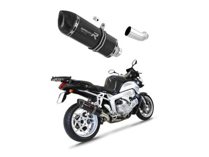 BMW K1200R 2005 - 2009 wydech Tłumik HP1 BLACK + dB killer medium