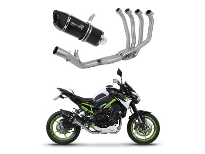 Kawasaki Z 900 2020 - 2024 Full system Kolektor wydech Tłumik HP6 BLACK + dB killer medium