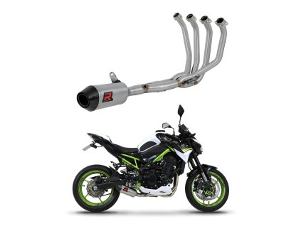 Kawasaki Z 900 2020 - 2024 Low Level Full system Kolektor wydech Tłumik HP3 + dB killer medium