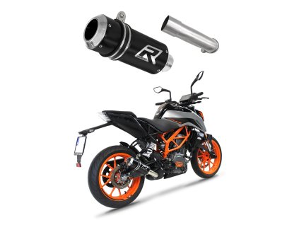 KTM 390 Duke 2021 - 2023 wydech Tłumik GP BLACK + dB killer medium
