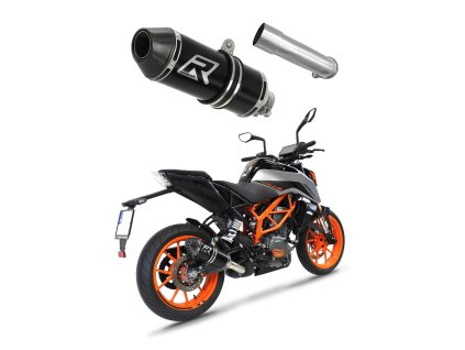 KTM 390 Duke 2021 - 2023 wydech Tłumik HP3 BLACK + dB killer medium