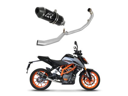 KTM 390 Duke 2021 - 2023 Full system Kolektor wydech Tłumik HP3 BLACK + dB killer medium