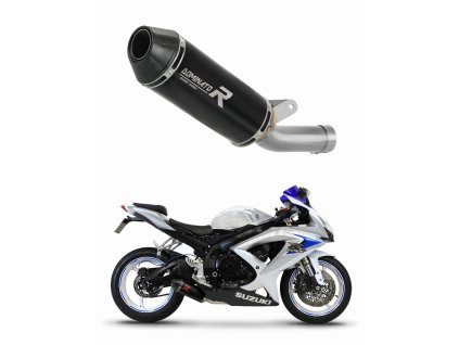 Suzuki GSXR 600 K8 K9 L0 2008 - 2010 wydech Tłumik HP3 BLACK LOW LEVEL + dB killer medium