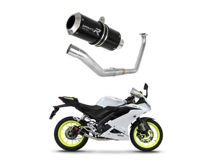 Yamaha YZF R125 2019 - 2020 Full system Kolektor wydech Tłumik GP BLACK + dB killer medium