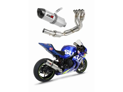 Suzuki GSXR 1000 2017 - 2021 Full system EX Kolektor wydech Tłumik HP1 + dB killer medium