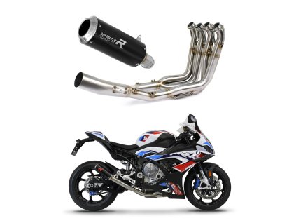 BMW M1000RR 2021 - 2022 Full system Kolektor wydech Tłumik GP BLACK + dB killer medium