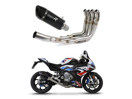 BMW M1000RR 2021 - 2022 Full system Kolektor wydech Tłumik HP6 BLACK + dB killer medium