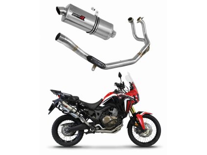 Honda CRF 1000L Africa Twin 2016 - 2019 Full system Kolektor wydech Tłumik P7 + dB killer medium