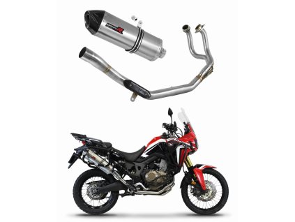 Honda CRF 1000L Africa Twin 2016 - 2019 Full system Kolektor wydech Tłumik HP7 + dB killer medium