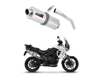 Triumph Tiger 800 2018 - 2020 wydech Tłumik OV + dB killer medium