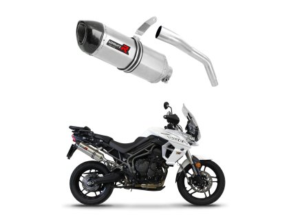 Triumph Tiger 800 2018 - 2020 wydech Tłumik HP1 + dB killer medium