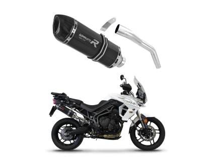 Triumph Tiger 800 2018 - 2020 wydech Tłumik HP1 BLACK + dB killer medium