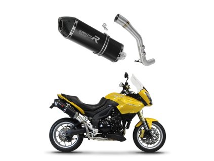 Triumph Tiger 1050 2006 - 2012 wydech Tłumik HP7 BLACK + dB killer medium