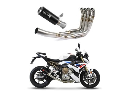 BMW S1000R 2021 - 2023 Full system Kolektor wydech Tłumik GP BLACK + dB killer medium