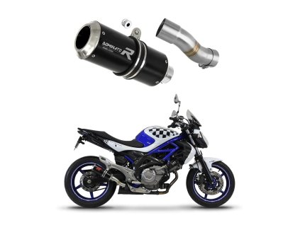 Suzuki SFV 650 GLADIUS 2009 - 2015 wydech Tłumik GP BLACK + dB killer medium